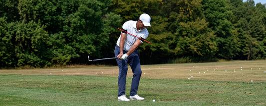 Low handicap golfer training with a Sure-Golf training aid - best golf training aids for low handicappers