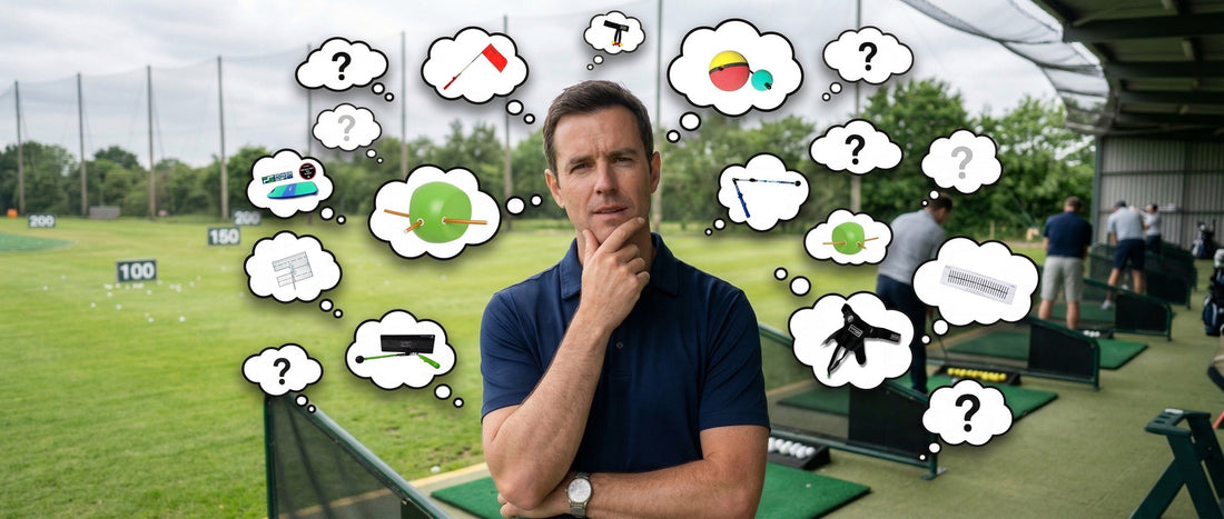 PGA Professional and Sure-Golf founder considering the best golf training aids in 2026